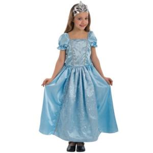 Αποκριάτικη Παιδική Στολή Γαλάζια Πριγκίππισσα,6-7 Χρονών,68149 - 33567