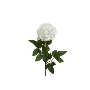 Τεχνητό λουλούδι πεόνια λευκό 800338 - 34452