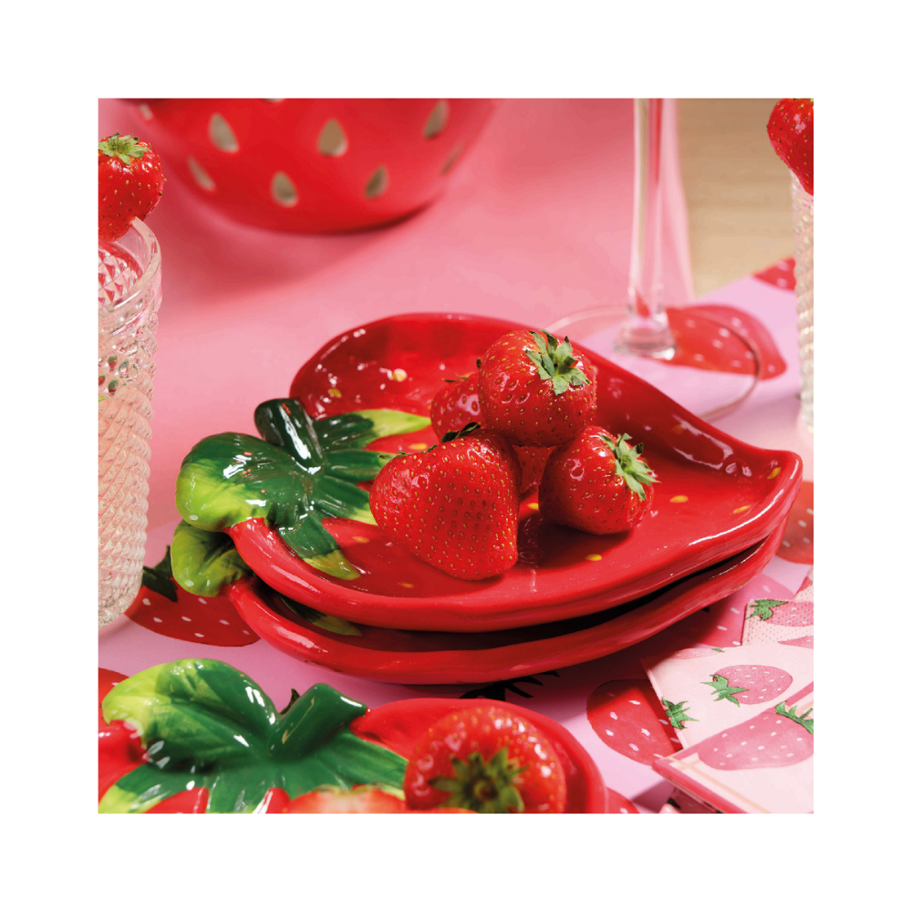 Διακοσμητικό πιάτο φράουλα 832741