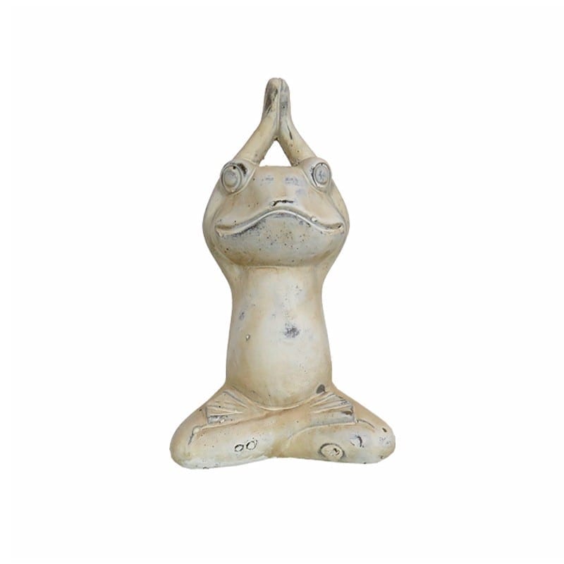 Διακοσμητικός βάτραχος πέτρινος, 14Χ9Χ23,5cm, 95-08514