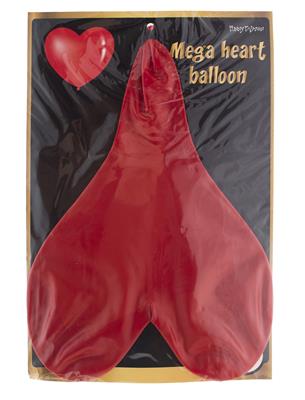 Κόκκινο μπαλόνι σε σχήμα καρδιάς 92εκ. 85424