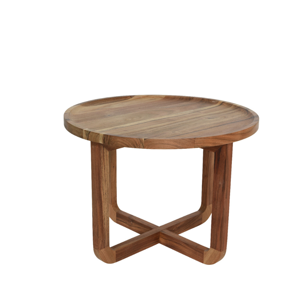 Βοηθητικό τραπέζι ξύλο ακακίας 55x40,5εκ 889666