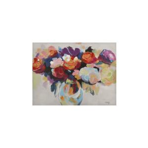 Λουλούδια Πίνακας σε Καμβά 120x90cm 3-90-187-0044 Inart - 33848