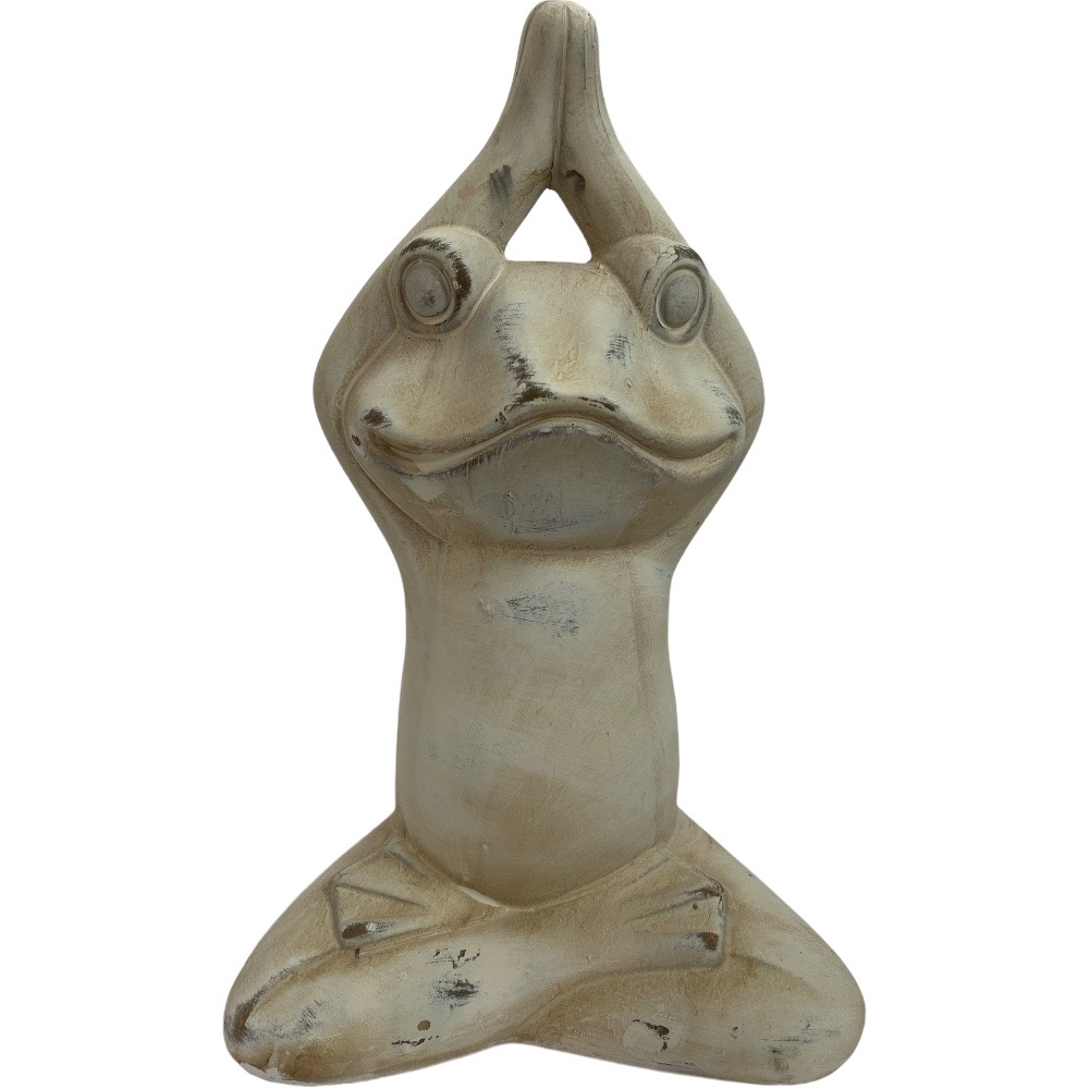 Διακοσμητικός βάτραχος πέτρινος, 14Χ9Χ23,5cm, 95-08514
