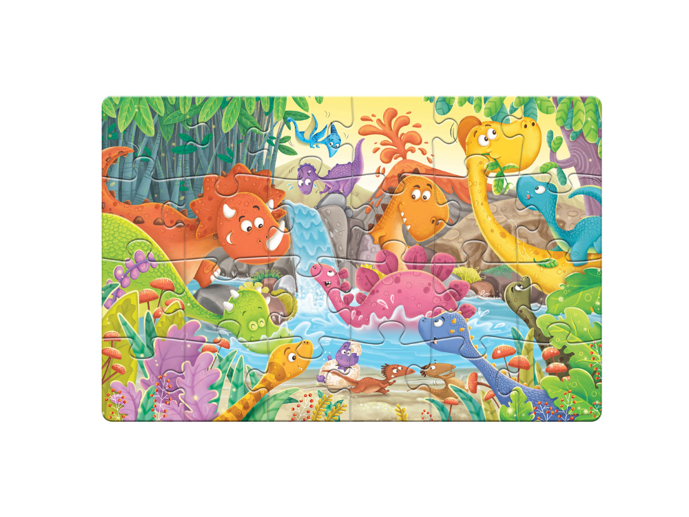 Παιδικό Puzzle Πάρκο Δεινοσαύρων 24pcs Remoundo