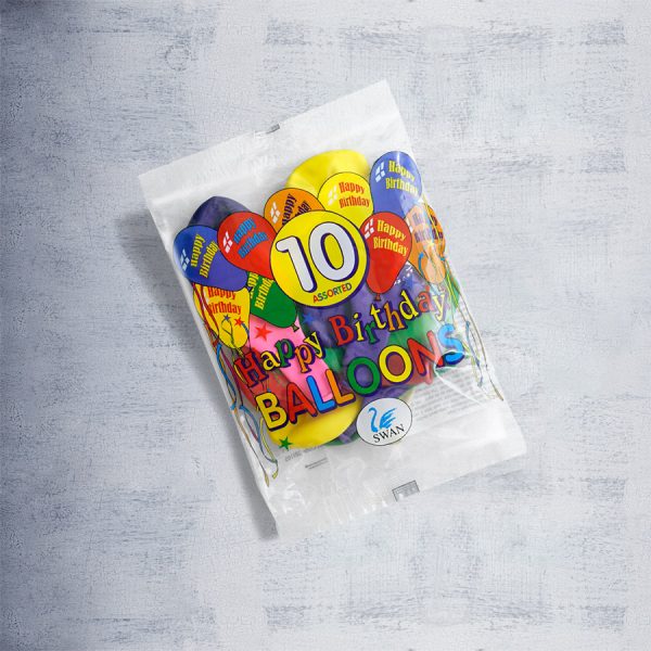 Μπαλόνια γενεθλίων 10 τεμαχίων