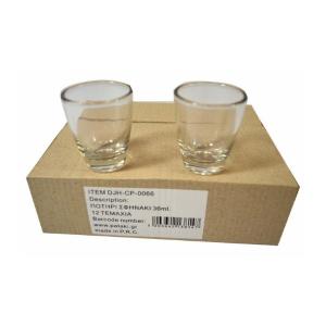 Γυάλινο ποτήρι, σφηνάκι, 36 ml, σετ 12 τμχ., Ε-3814 - 18563