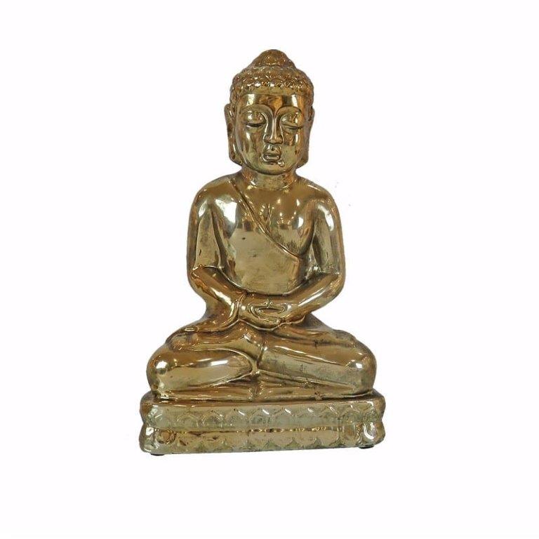 Διακοσμητικός Βούδας από Κεραμικό Υλικό 20x14x32.5cm,Art et Lumiere 95-05924