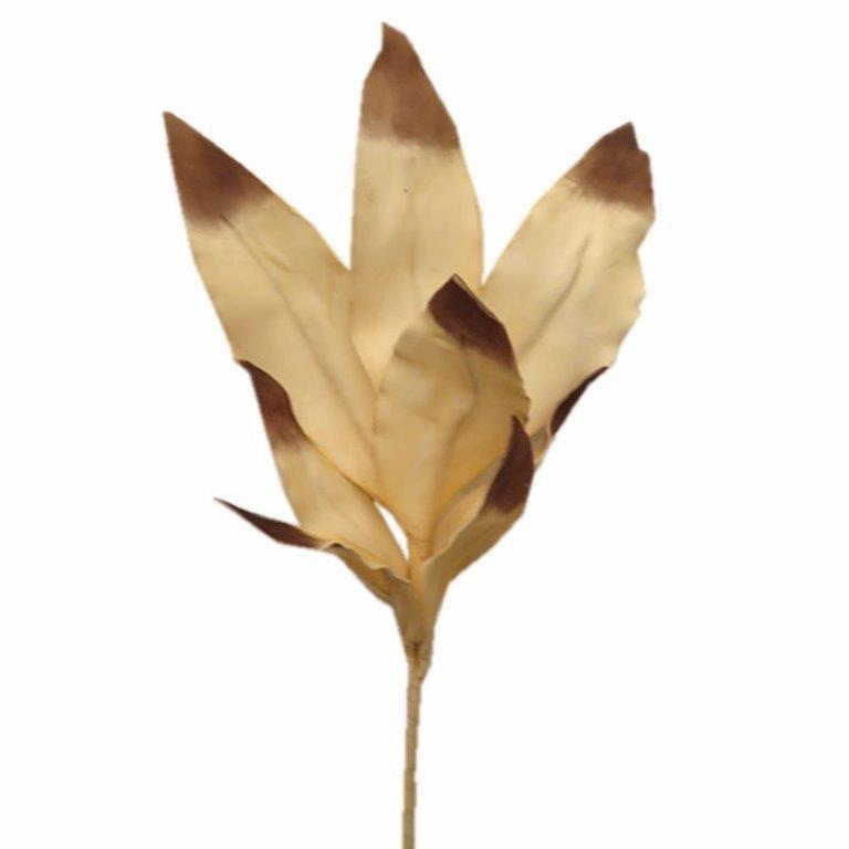 Κλαδί με σομόν φύλλα, 110cm, 45-10631