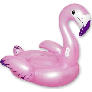 Φουσκωτό Ride On Θαλάσσης Flamingo με Χειρολαβές Ροζ 173εκ.-Bestway ,41119 - 31613