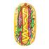 Φουσκωτό στρώμα Hotdog 190x109εκ,πολύχρωμο,Bestway - 2