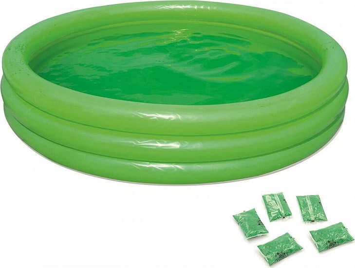 Παιδική πλαστική πισίνα, πράσινο,slime baff 152Χ30cm, 2+ - BESTWAY, 51137