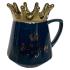 Κούπα Κεραμική με Στέμμα Queen of Εveryrthing,Μπλε με Καπάκι, - 0