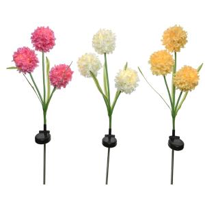 Ηλιακό μπουκέτο λουλούδι, ροζ/λευκό/κίτρινο, συνθετικό, 10Χ70cm - KAEMINGK - 20709
