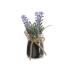 Διακοσμητικό πλαστικό φυτό λεβάντας σε γυάλινο γλαστράκι, 5,00Χ5,00Χ15,00cm - KAEMINGK, 800763 - 0