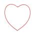 Διακοσμητική καρδιά led, κόκκινο/ροζ, 49Χ49cm - KAEMINGK - 2