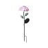 Ηλιακό φωτιστικό λουλούδι κήπου, λιλά/ροζ/σιέλ, 17Χ54cm - KAEMINGK - 1