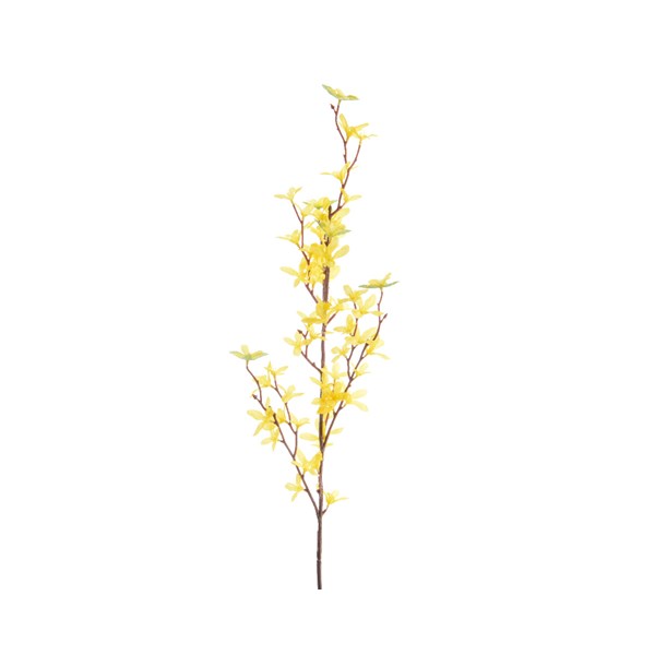 Κλαδί με  κίτρινο λουλούδι Φορσύθια κίτρινο, 82cm - KAEMINGK, 800887