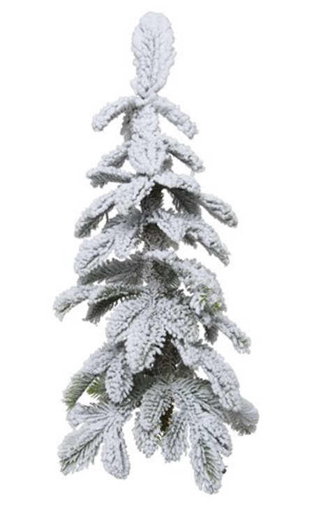 Χριστουγεννιάτικο αλπικό mini δέντρο χιονισμένο, πράσινο/λευκό, 40Χ90cm - KAEMINGK, 680103