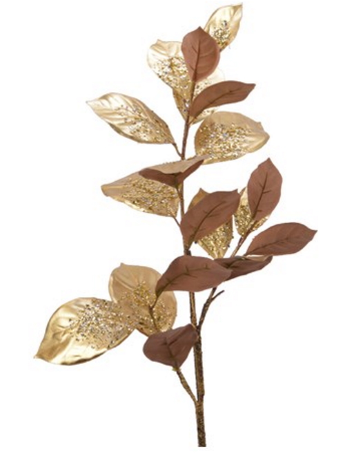 Χριστουγεννιάτικο κλαδί, χρυσό με λάμψη, 33Χ14Χ92cm - KAEMINGK, 220380