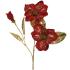 Χριστουγεννιάτικο λουλούδι, κόκκινη μανόλια από πολυεστέρα, σε χρυσό κλαδί, 20Χ10Χ70cm - KAEMINGK, 220700 - 0