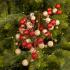 Χριστουγεννιάτικο κλαδί, καφέ με γυαλιστερό φινίρισμα και μούρα σε χρυσό και κόκκινο, 2Χ20Χ60cm - KAEMINGK, 029197 - 1