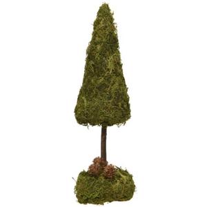 Μικρό, διακοσμητικό, χριστουγεννιάτικο δέντρο, συνθετικό με φυσικά κουκουνάρια, 9Χ9Χ28cm - KAEMINGK 680915 - 17536