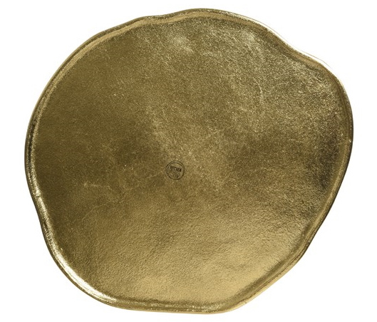 Πιατέλα αλουμινίου, χρυσό, 40Χ36cm - 607755