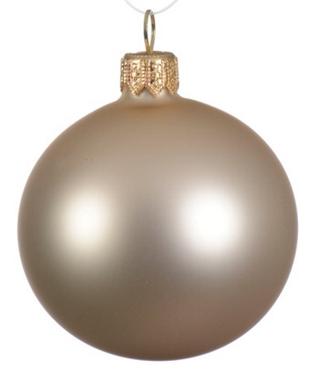 Σετ χριστουγεννιάτικες μπάλες, 6 τμχ., περλέ γυαλιστερό, διάμ. 6cm - KAEMINGK, 113122