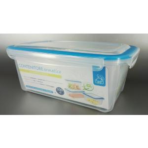 Πλαστικό δοχείο φαγητού με καπάκι ασφαλείας για φούρνο μικροκυμάτων, 2 lit, 633434 - 20337