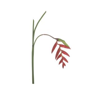 Τεχνητό Φυτό Κόκκινο Κίτρινο 125cm,Inart - 31298