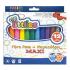 Μαρκαδόροι Ζωγραφικής Χονδροί σε 12 Χρώματα The Littlies Fibre Pens 646034 - 1