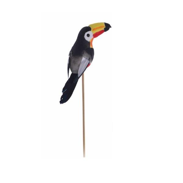 Εξωτικό πτηνό Toucan διακοσμητικό 12 εκατοστά σε 2 σχέδια 12 cm
