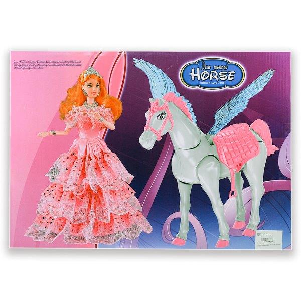 Κούκλα πριγκίπισσα με άλογο