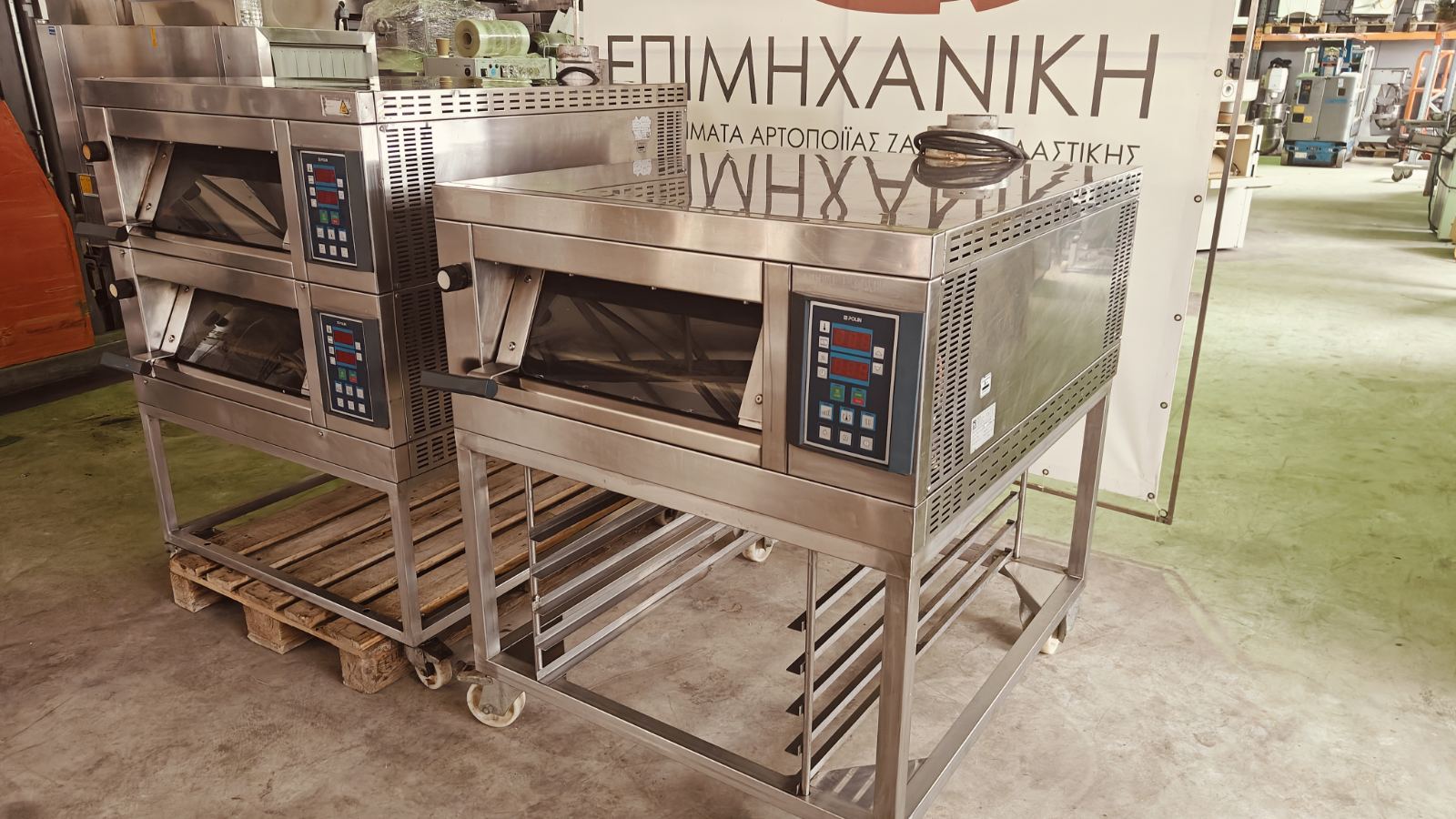 ΦΟΥΡΝΟΙ ΗΛΕΚΤΡΙΚΟΙ ΤΑΜΠΑΝΩΤΟΙ POLIN