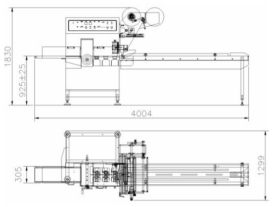 GASPARIN FLOWPACK PACKAGING MACHINE