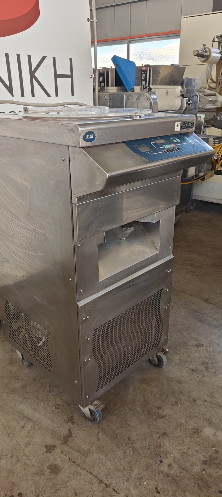 STAFF ICE CREAM AND PASTEURIZATION MACHINE