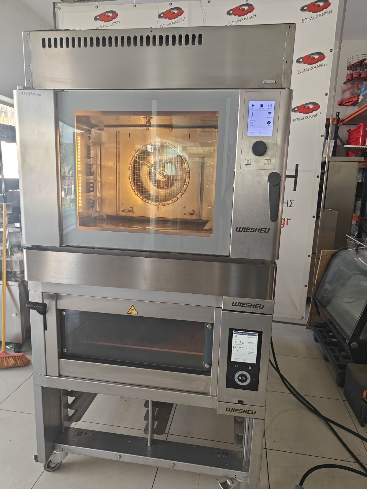 WIESHEU DOUBLE OVEN , CONVECTION AND DECK