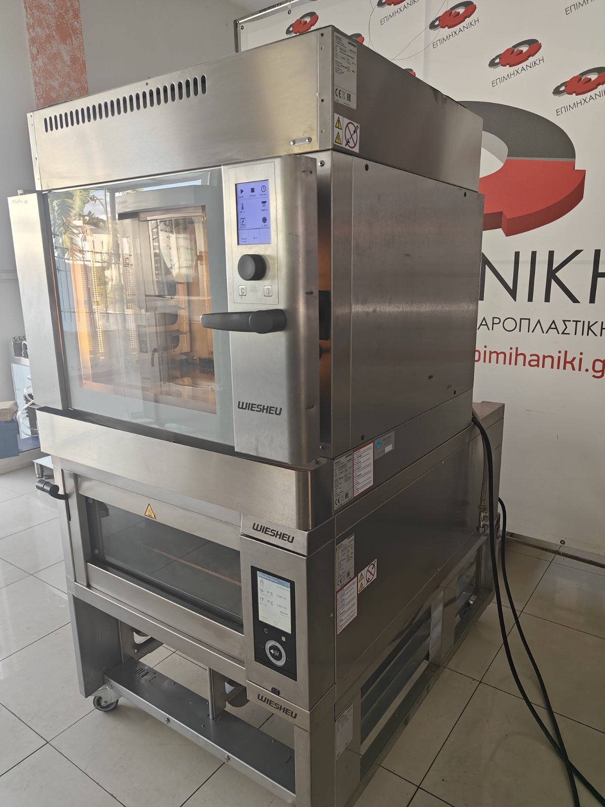 WIESHEU DOUBLE OVEN , CONVECTION AND DECK