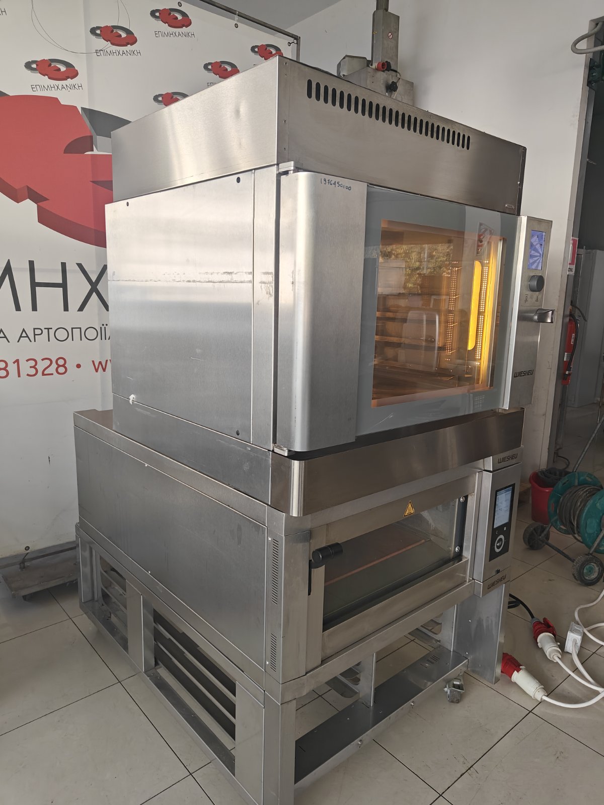 WIESHEU DOUBLE OVEN , CONVECTION AND DECK