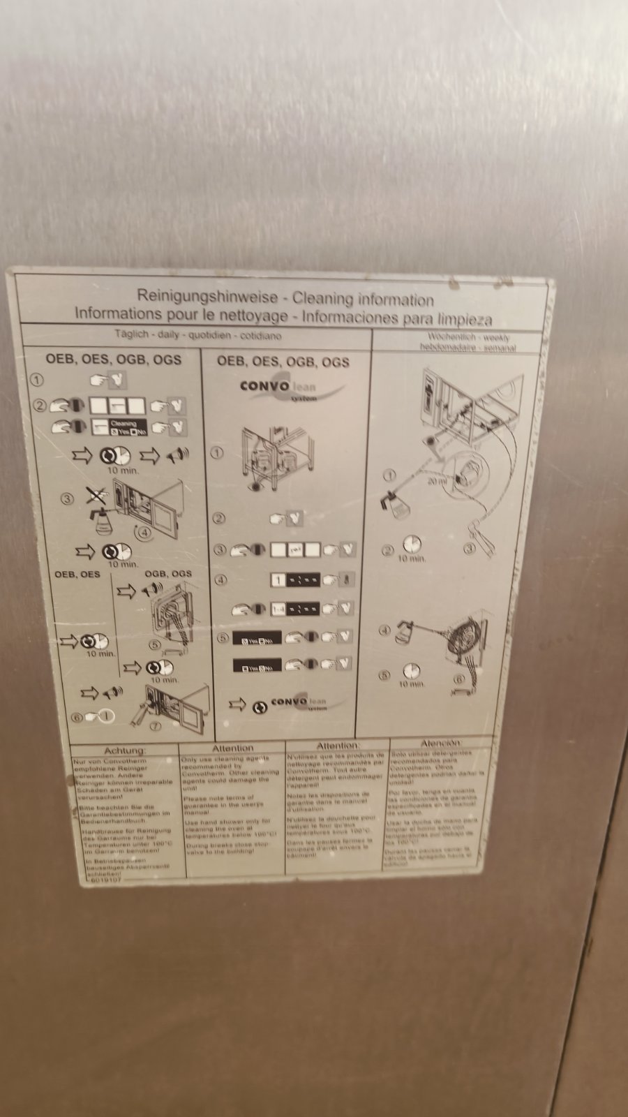 CONVOTHERM GAS OVEN OGS 6.10