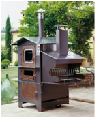 BARBECUE WOOD OVEN