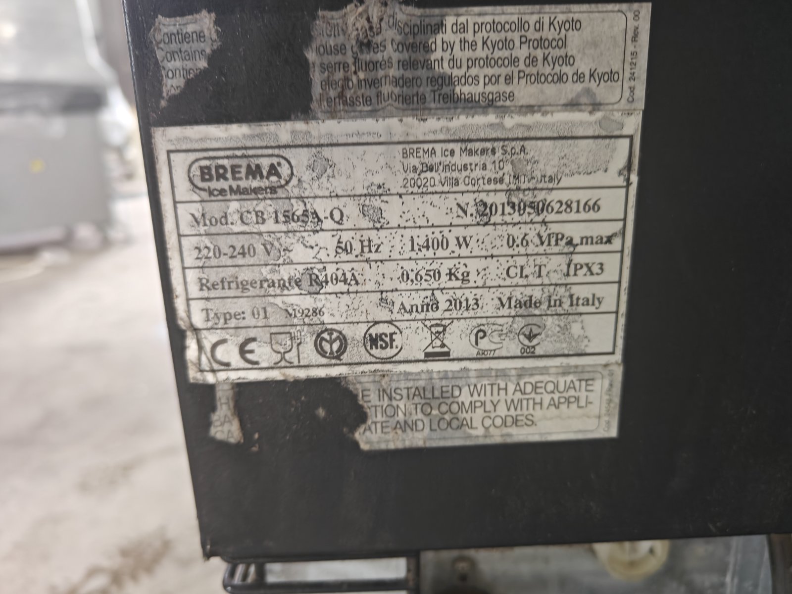 CATTABRIGA ICE CREAM MACHINE