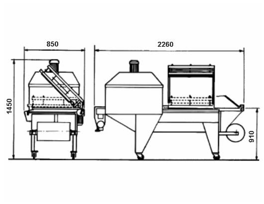 GASPARIN SHRINKING MACHINE