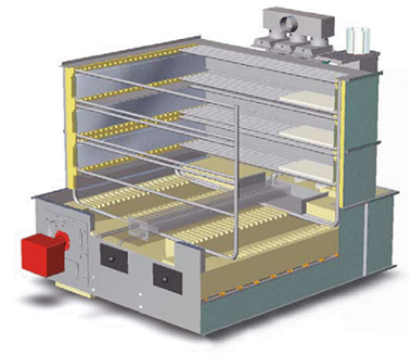 FULLY BUILT STEAM TUBE OVEN