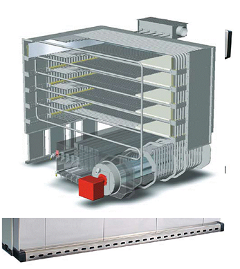 BUILT TUBE OVEN WITH METAL STOVE