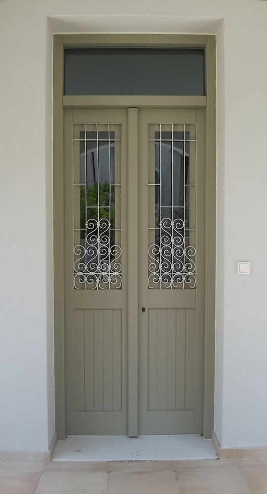 Παραδοσιακή πόρτα εισόδου Κ303_2_fs