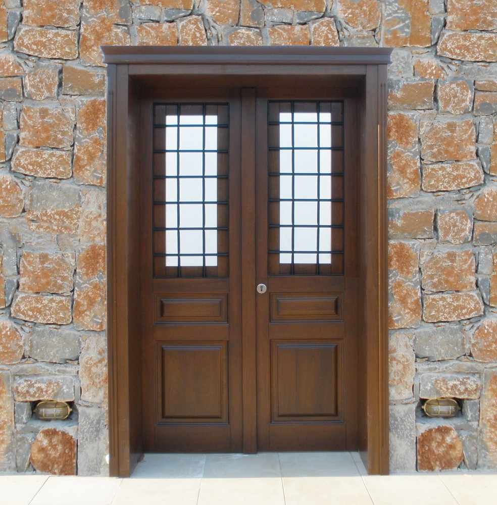 Παραδοσιακή πόρτα εισόδου Κ304_2