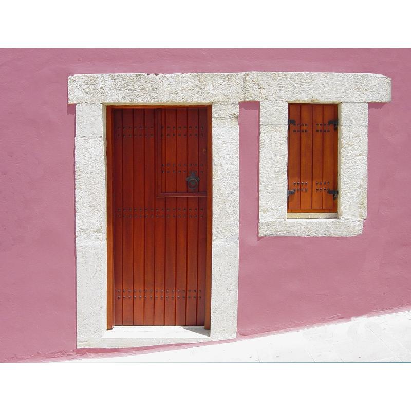 Παραδοσιακή πόρτα εισόδου Κ401