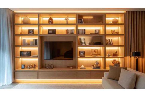 Φωτισμός σε ράφια